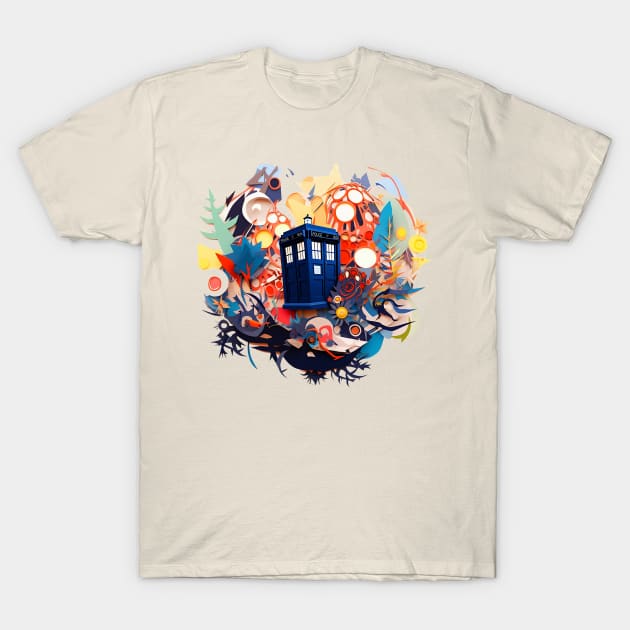 dr who T-Shirt by a cat cooking